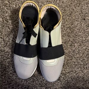 Balenciaga Athletic Shoes in Gray and Black